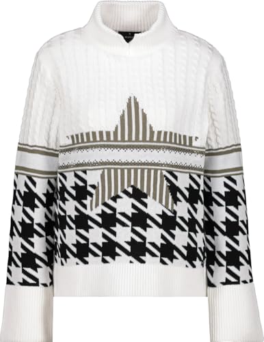 MONARI Pullover Off-White Gemustert - 40 von MONARI