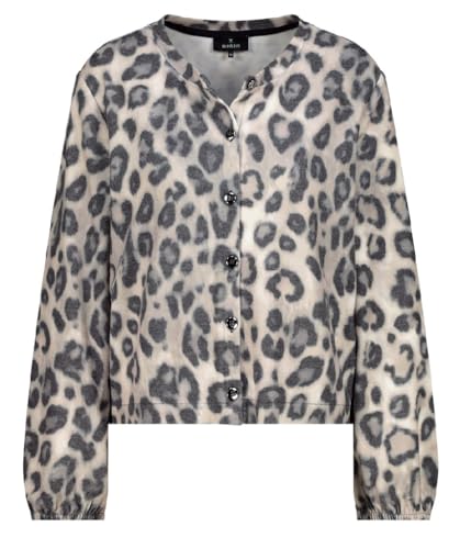 MONARI Strickjacke mit Leoprint - 40 von MONARI