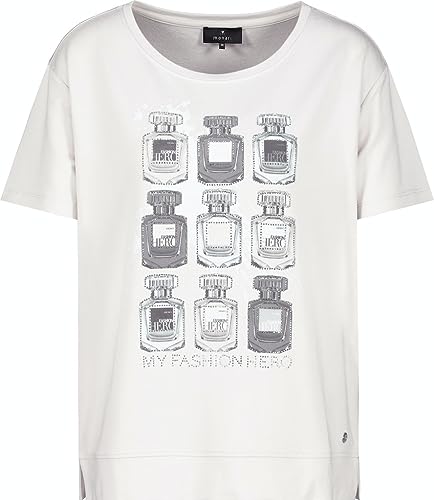 MONARI T-Shirt mit Flakon-Print Shirt in Weiß, Größe 38 von MONARI