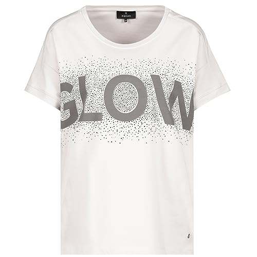 MONARI T-Shirt mit Schriftzug Glow Shirt in Weiß, Größe 36 von MONARI