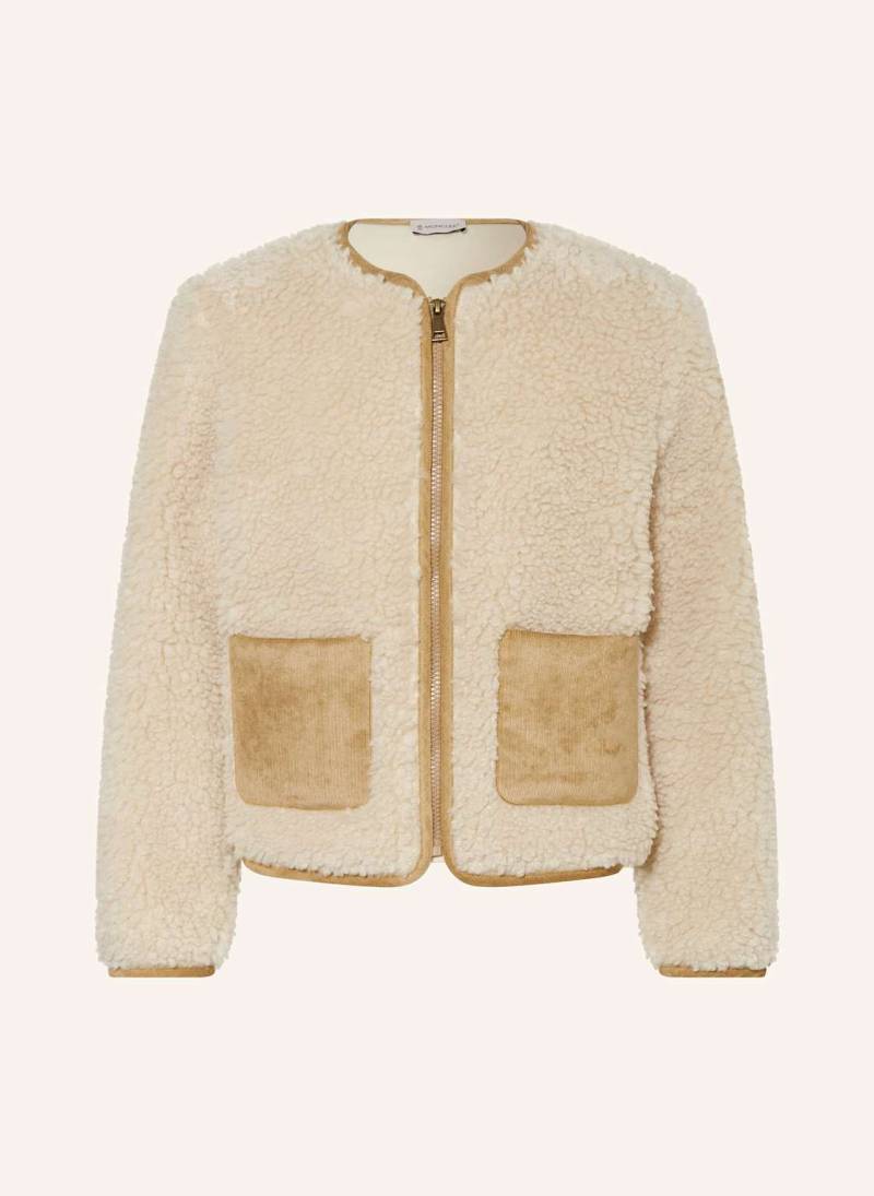 Moncler Enfant Bouclé-Jacke weiss von MONCLER enfant