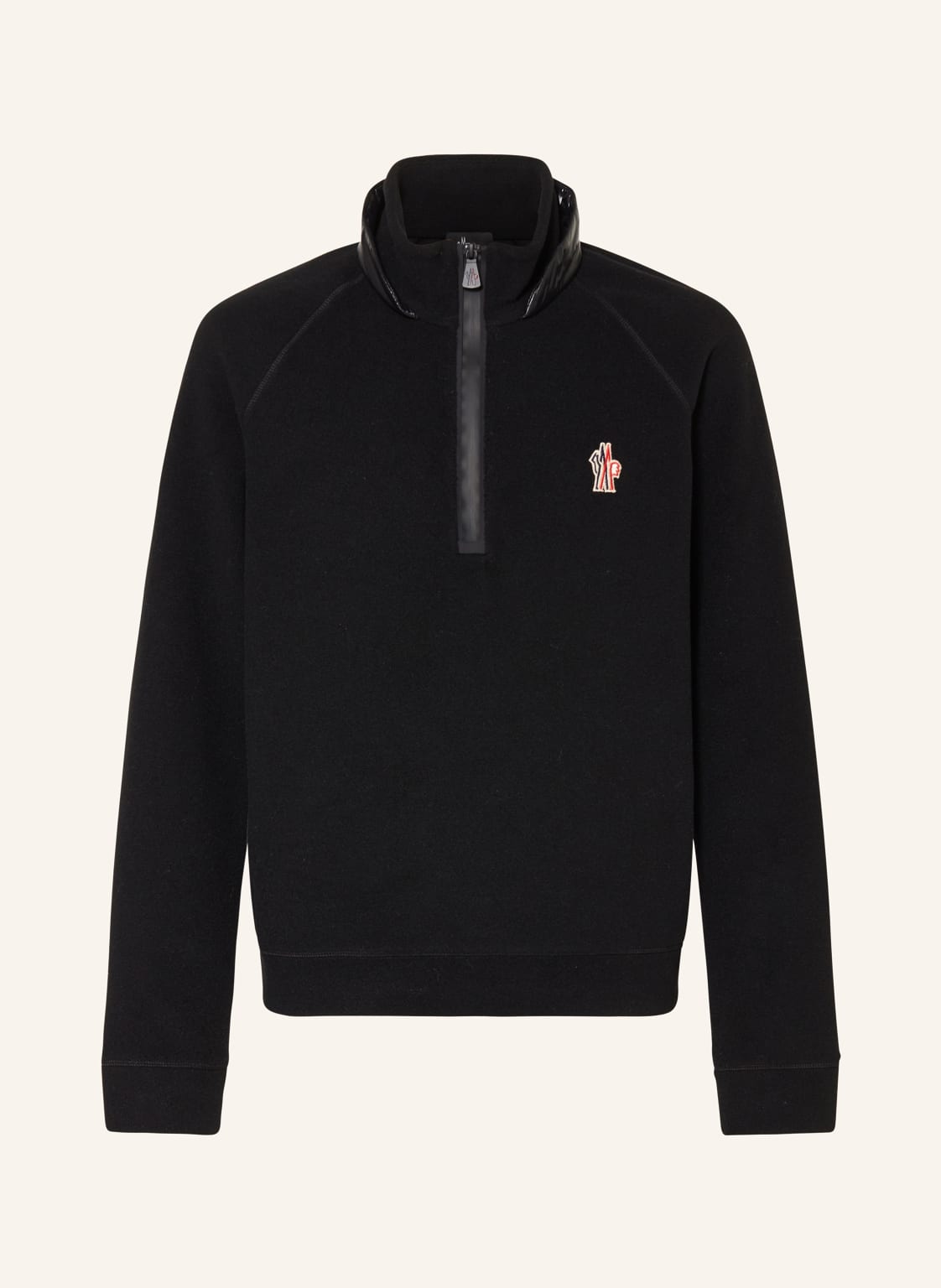 Moncler Enfant Fleece-Troyer schwarz von MONCLER enfant