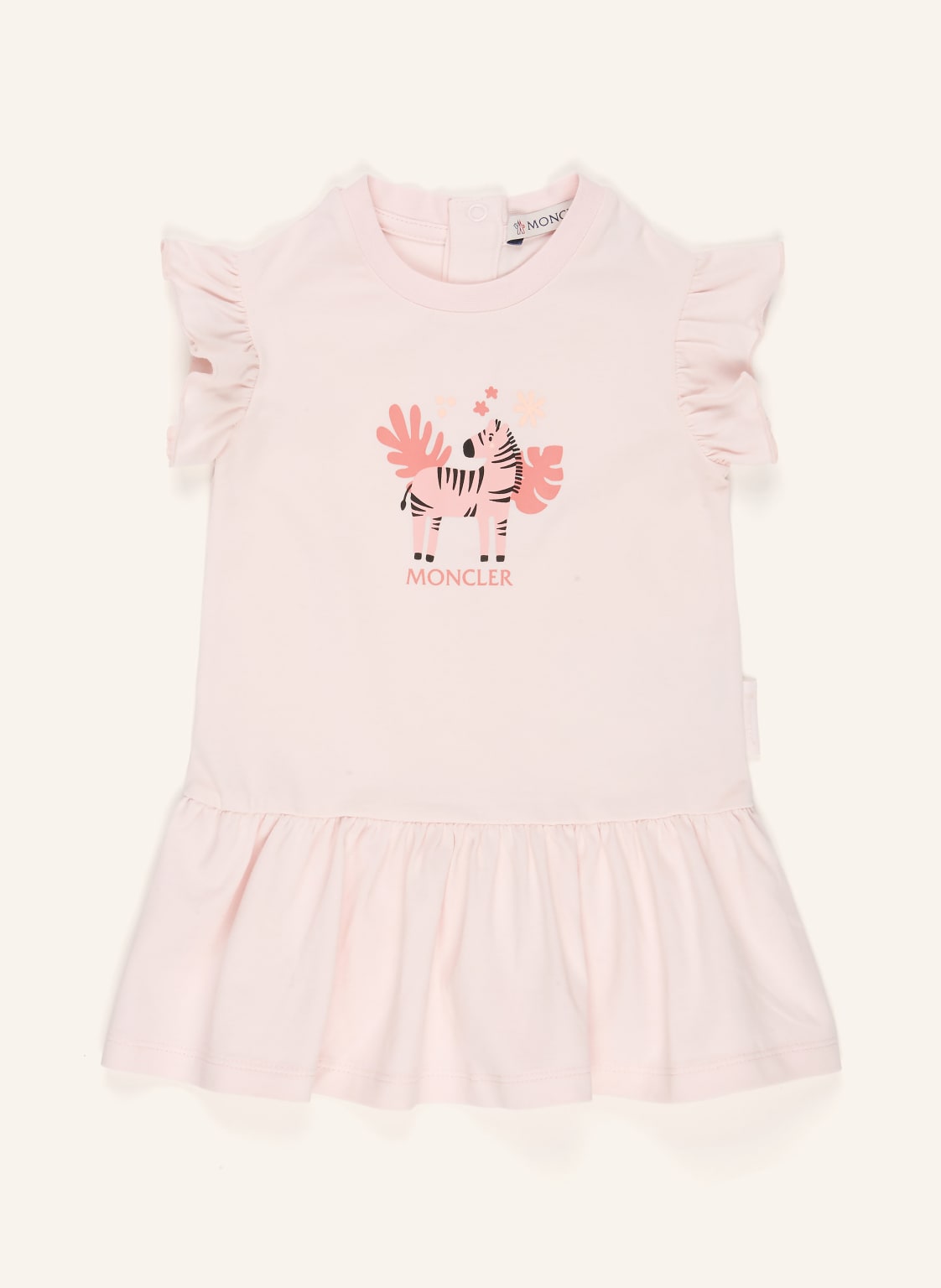 Moncler Enfant Jerseykleid Mit Rüschen rosa von MONCLER enfant