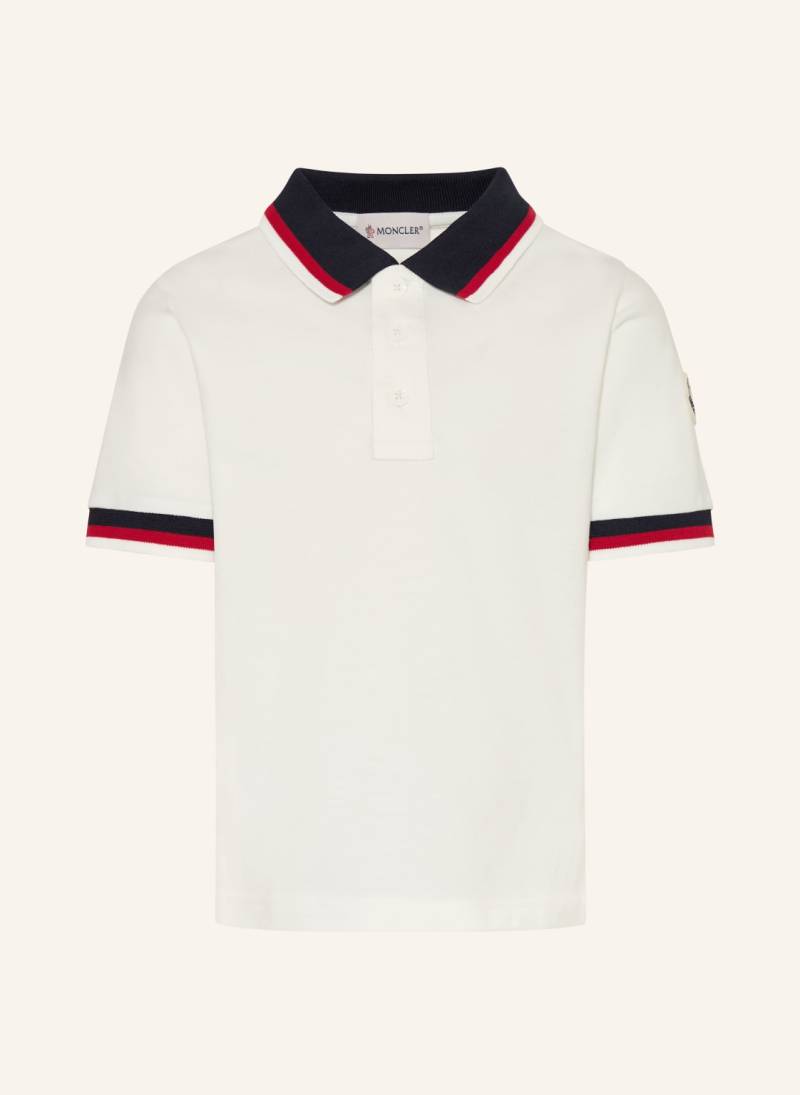 Moncler Enfant Piqué-Poloshirt weiss von MONCLER enfant