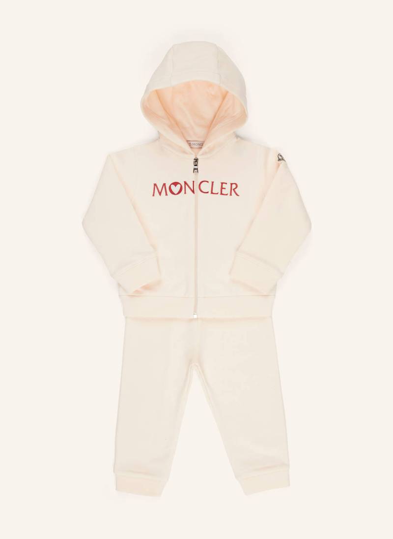 Moncler Enfant Set: Sweatjacke Und Sweatpants rosa von MONCLER enfant