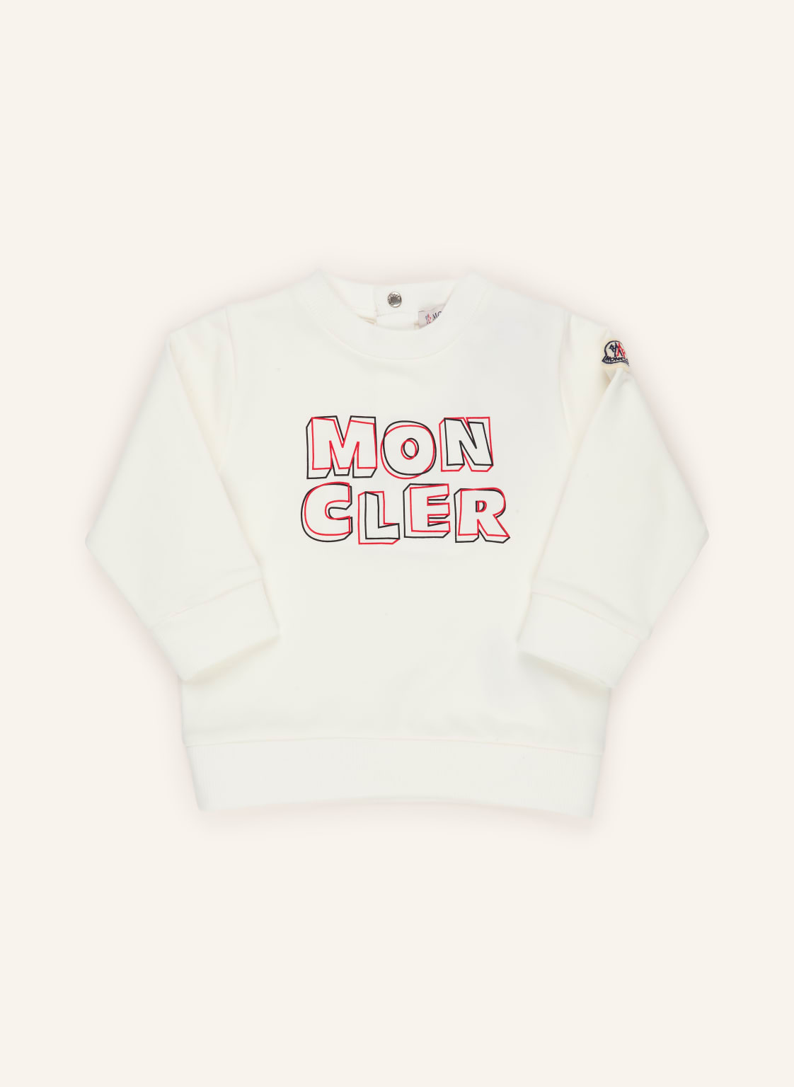 Moncler Enfant Sweatshirt weiss von MONCLER enfant