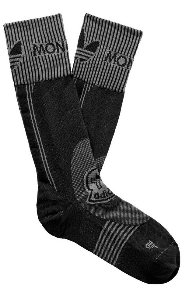 MONCLER Freizeitsocken Genius Linie Socken Materialmischung aus Mesh und Rippstrick von MONCLER