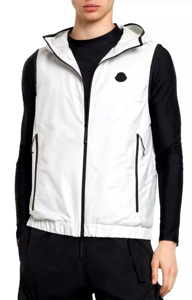 MONCLER Funktionsweste Vallese Unisex Jacke Mit einer praktischen Kapuze, ideal für alle Wetterlagen von MONCLER
