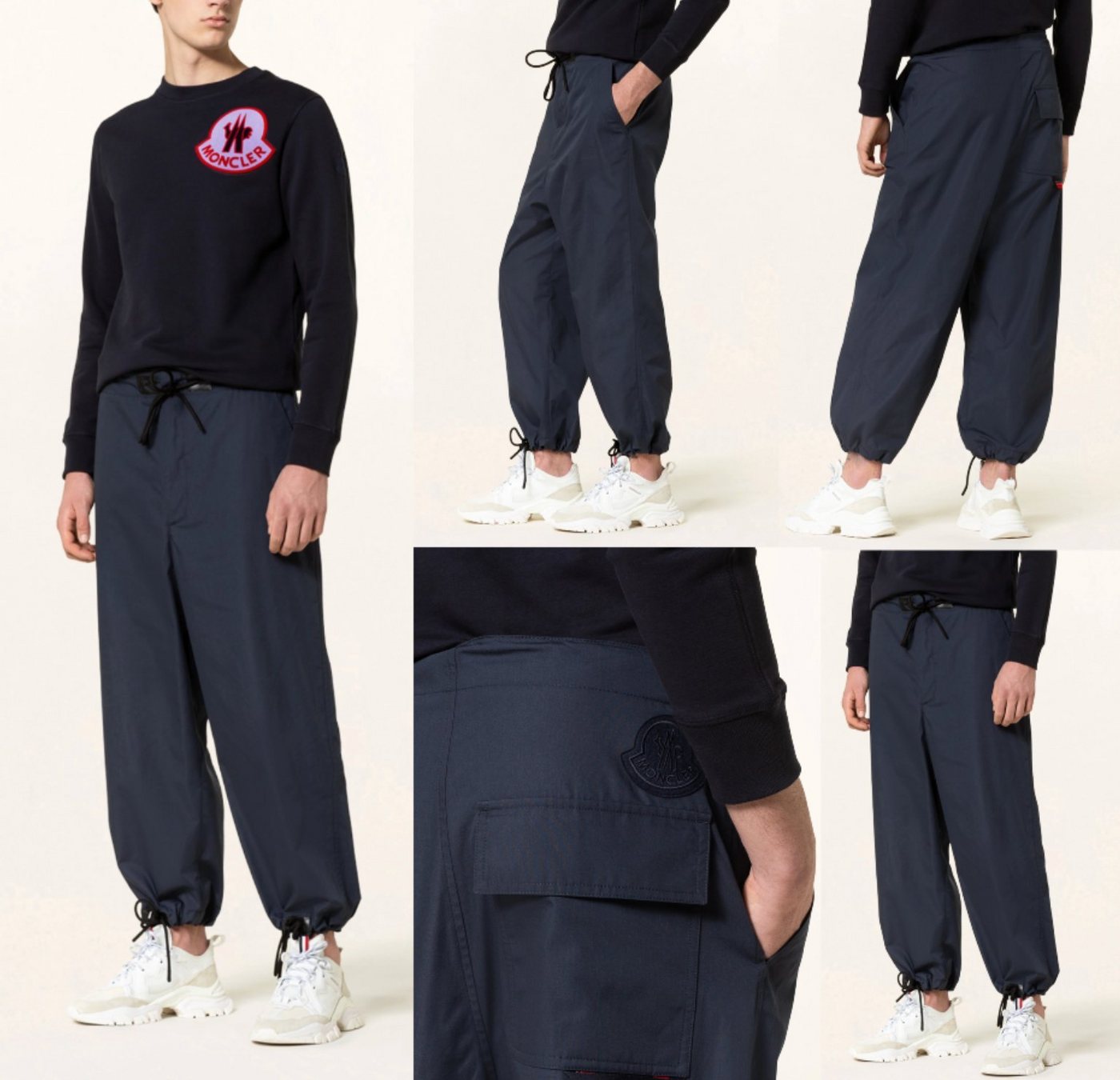 MONCLER Jogginghose MONCLER GENIUS Relaxed Drawstring Track Pants Jogging Trousers Pants H von MONCLER