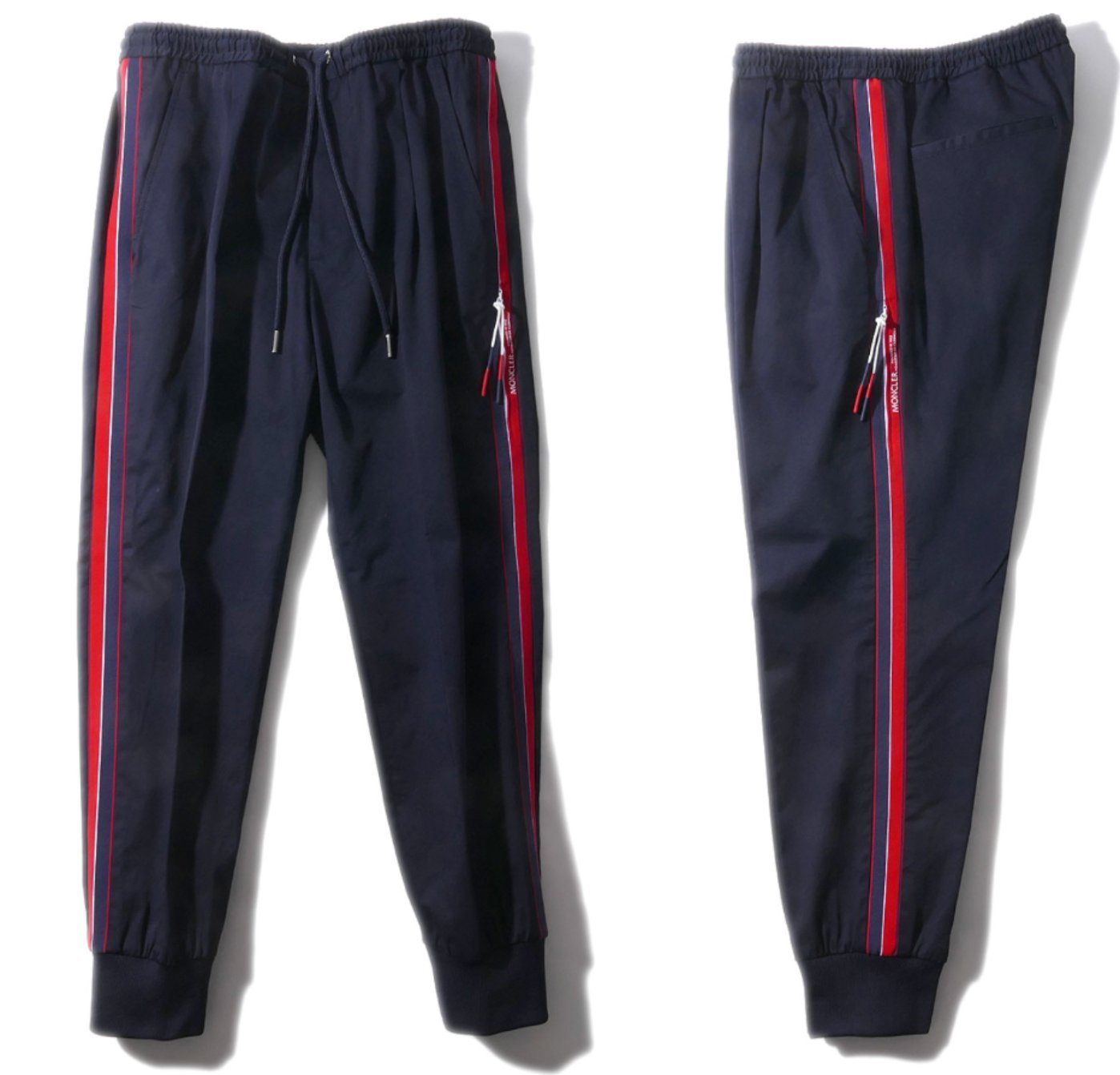 MONCLER Loungehose MONCLER Gabardine Tricolor Pants Sweatpants Pants Jogging-Hose Trouser von MONCLER