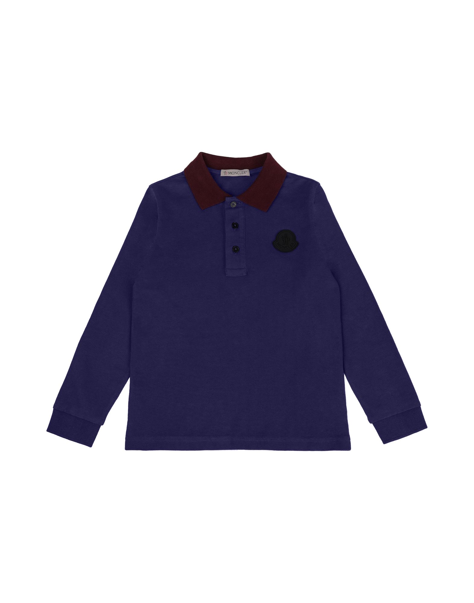 MONCLER Poloshirt Kinder Blau von MONCLER