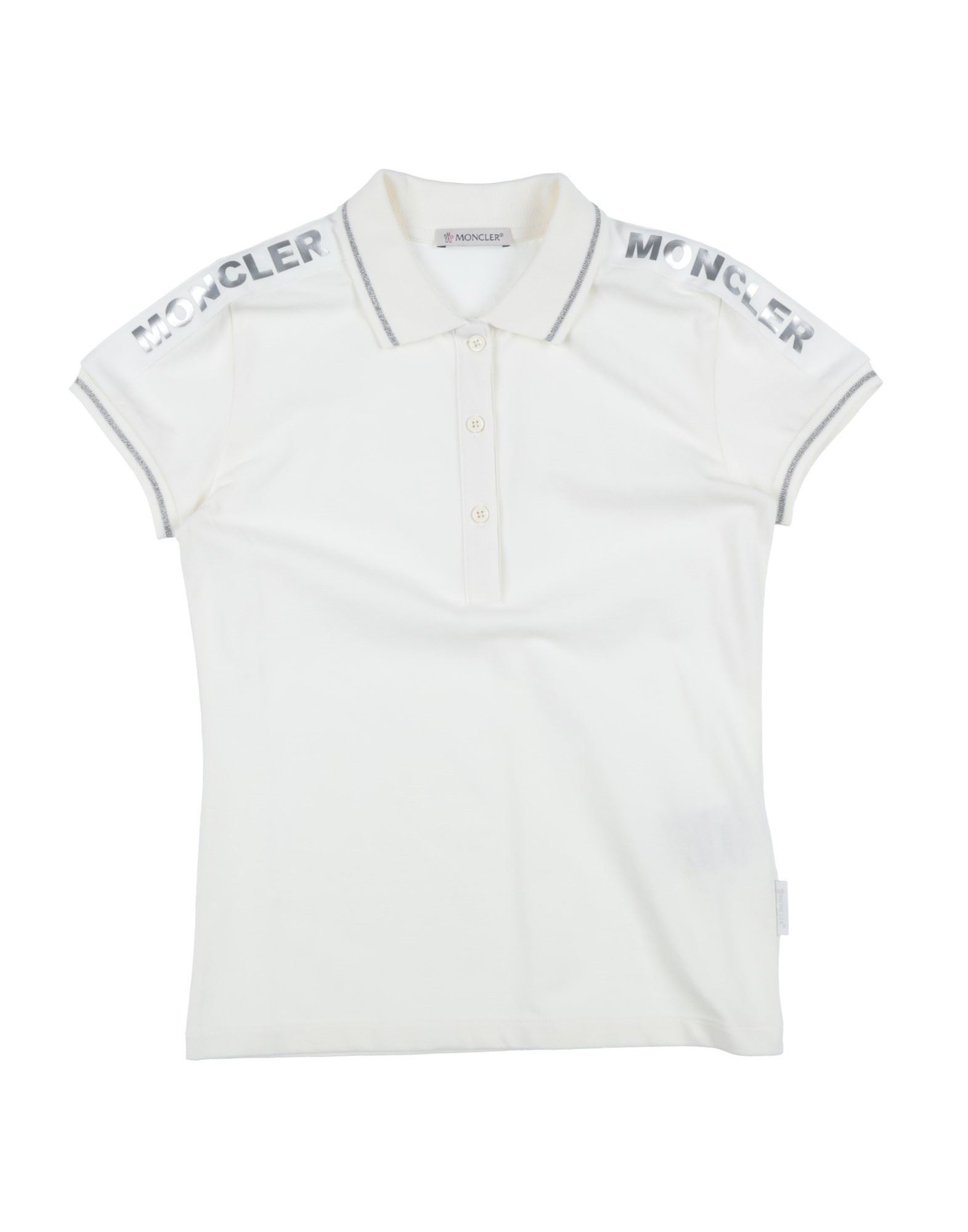 MONCLER Poloshirt Kinder Elfenbein von MONCLER