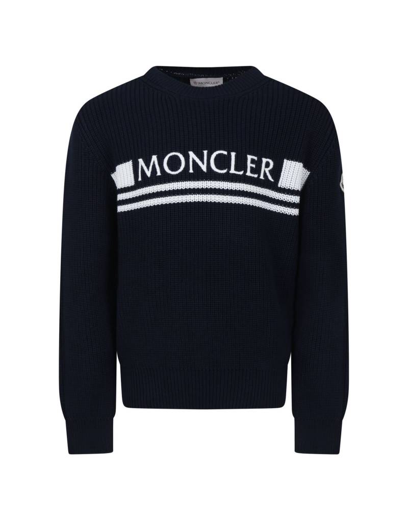 MONCLER Pullover Kinder Blau von MONCLER