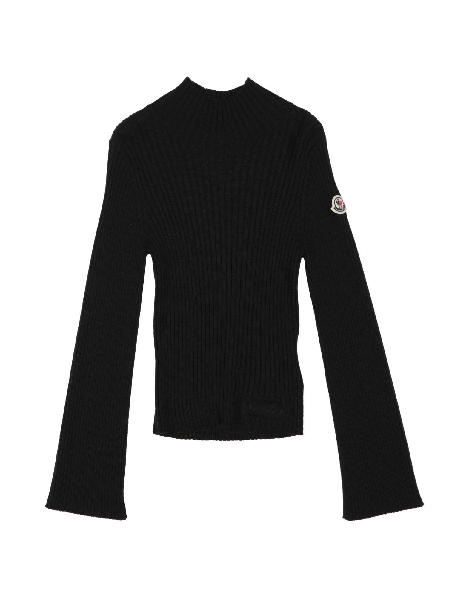 MONCLER Rollkragenpullover Kinder Schwarz von MONCLER