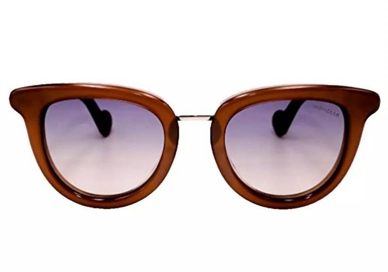 MONCLER Sonnenbrille Eyewear Acetate Round ML0044 Wird mit einem Moncler-Etui im ​​„Pufferjacke“-Design geliefert von MONCLER