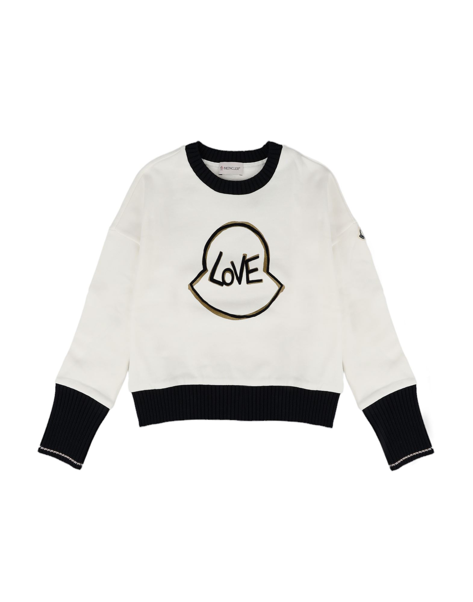 MONCLER Sweatshirt Kinder Cremeweiß von MONCLER