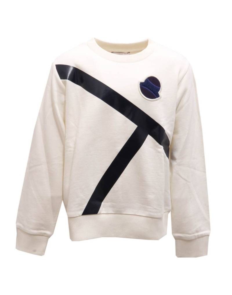 MONCLER Sweatshirt Kinder Elfenbein von MONCLER