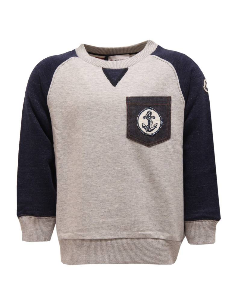 MONCLER Sweatshirt Kinder Grau von MONCLER