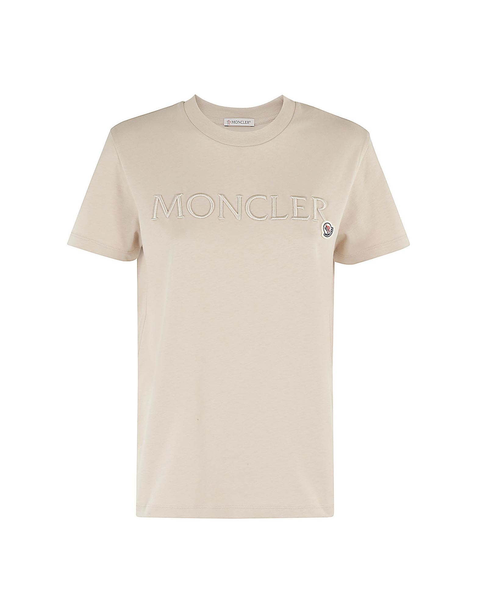 MONCLER T-shirts Damen Beige von MONCLER