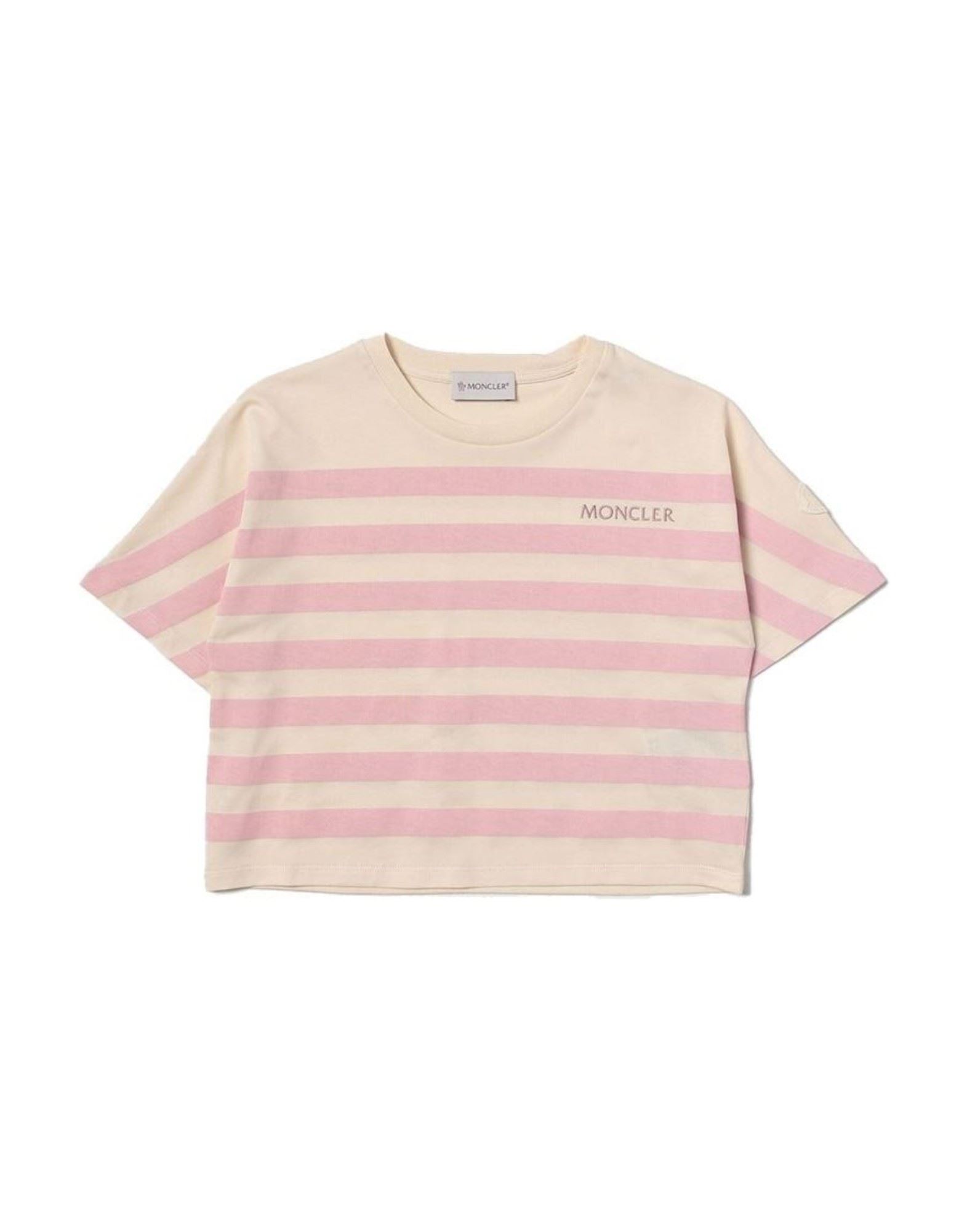 MONCLER T-shirts Kinder Cremeweiß von MONCLER