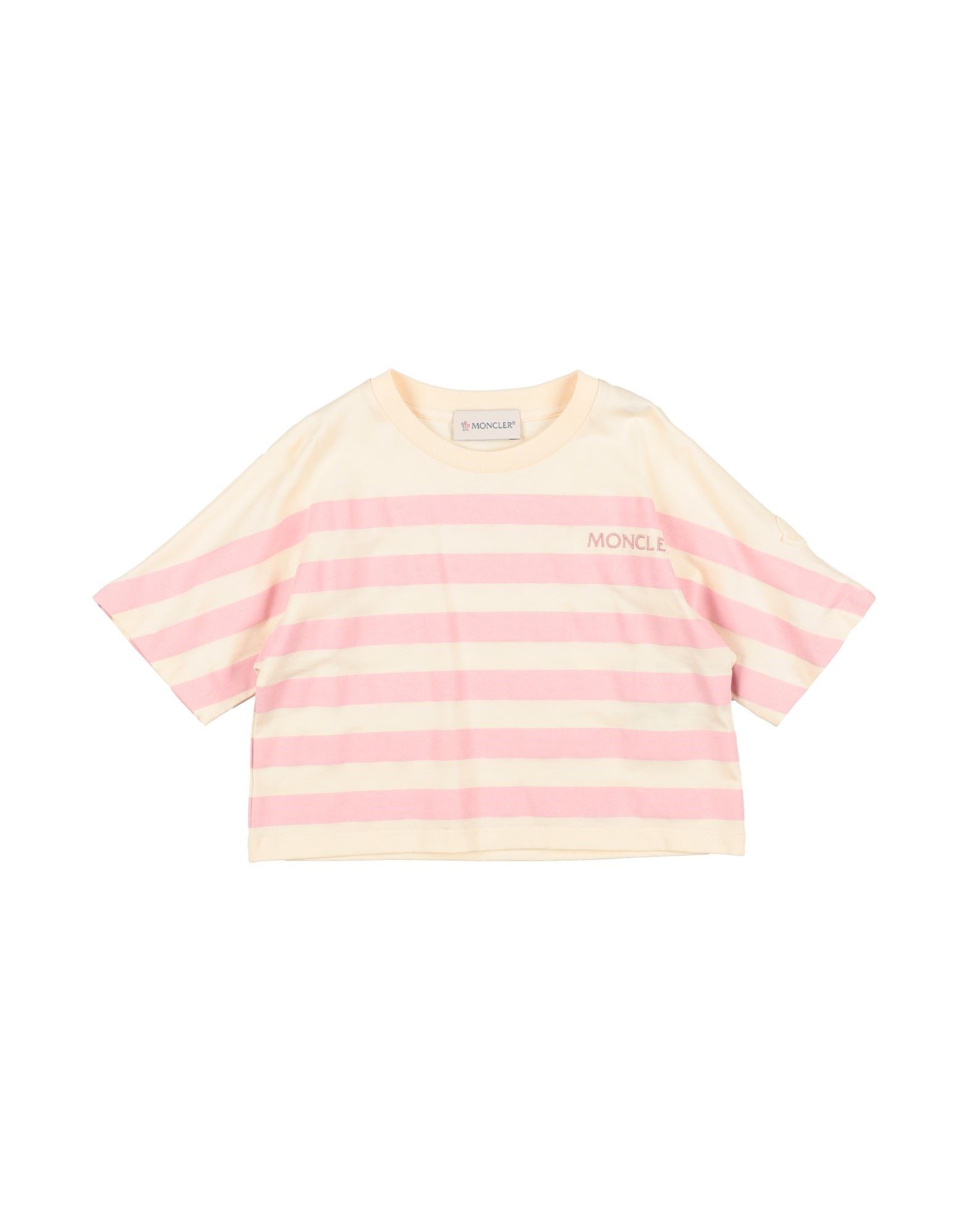 MONCLER T-shirts Kinder Cremeweiß von MONCLER