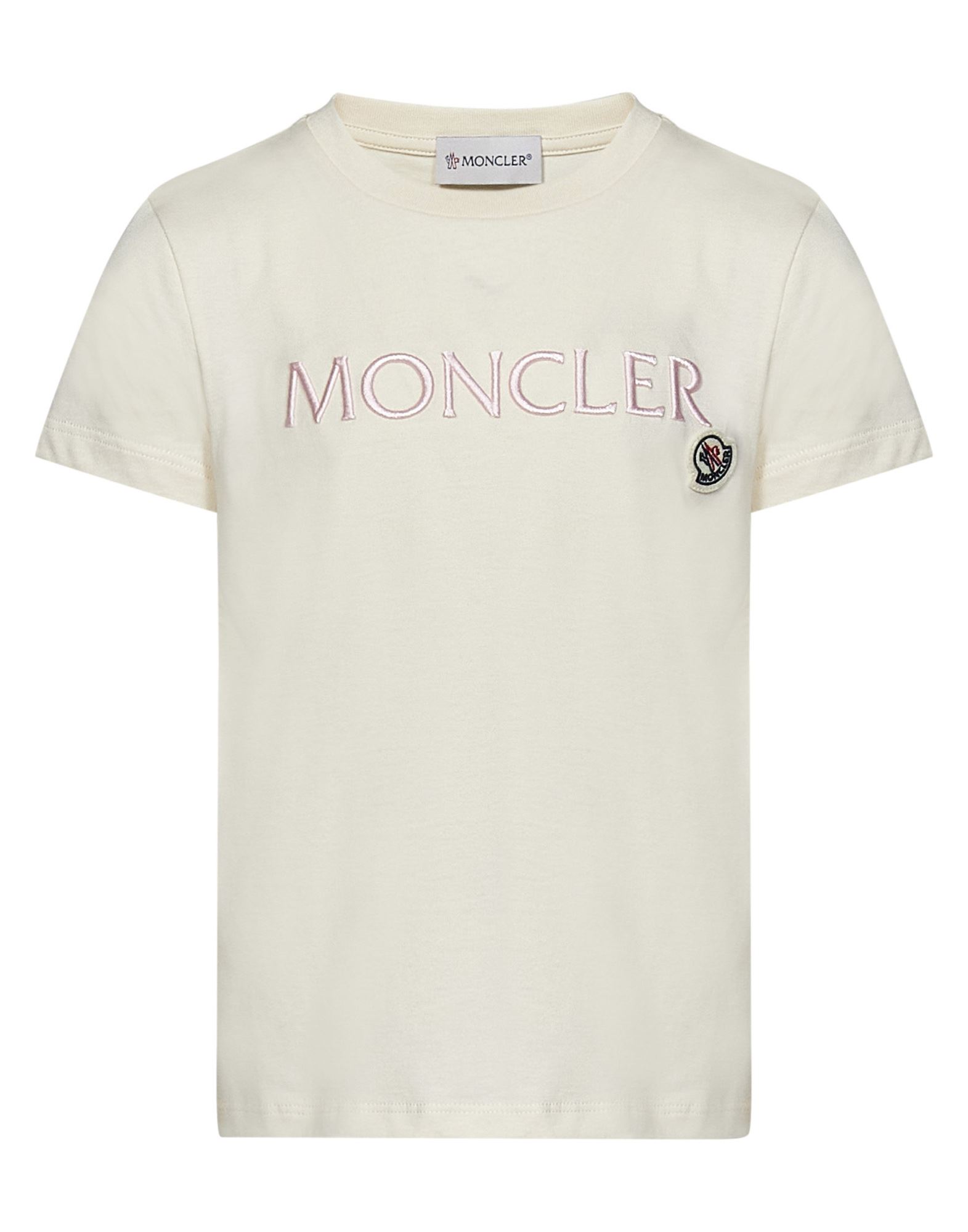 MONCLER T-shirts Kinder Cremeweiß von MONCLER