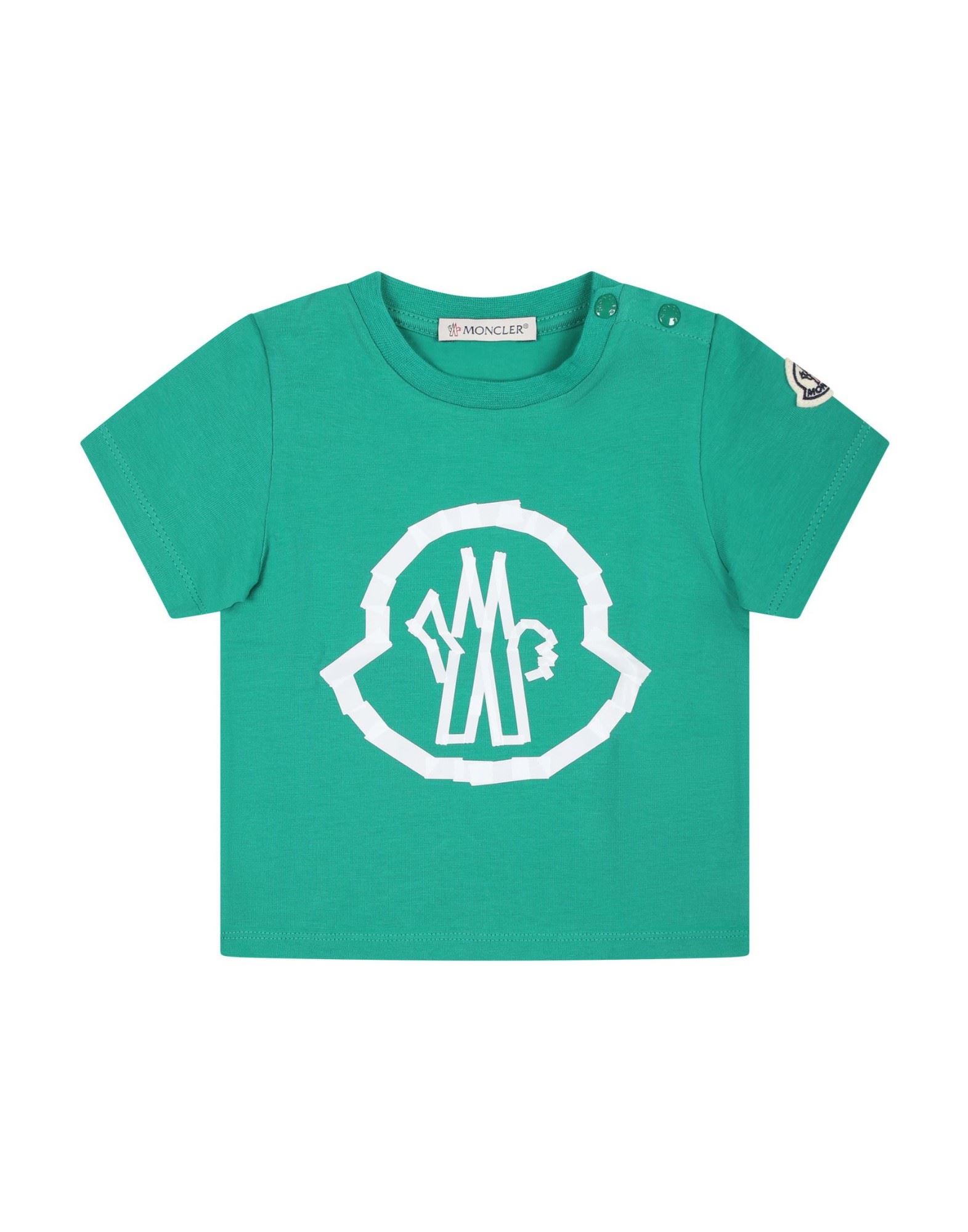 MONCLER T-shirts Kinder Grün von MONCLER