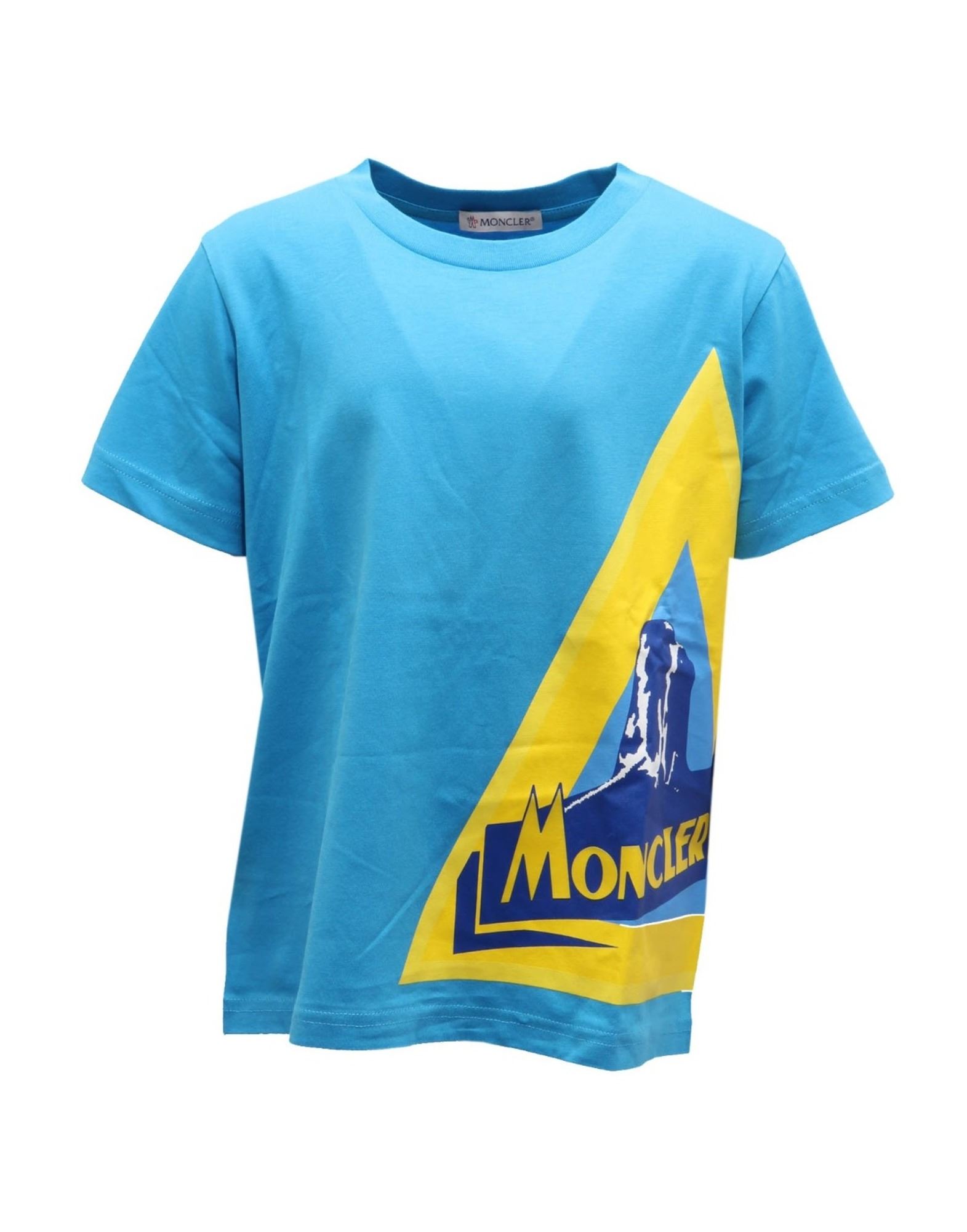 MONCLER T-shirts Kinder Tūrkis von MONCLER