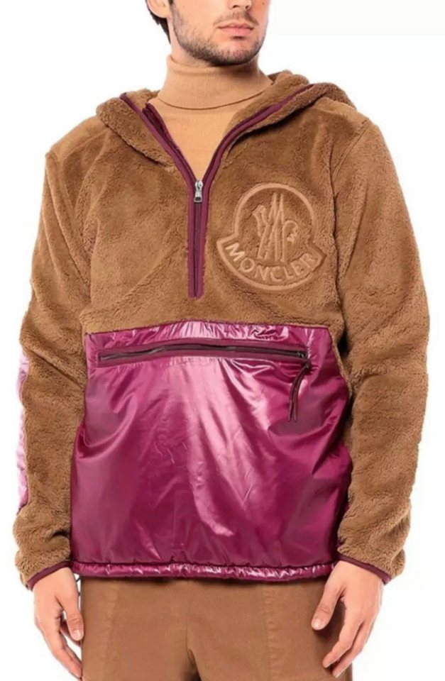 MONCLER Winterjacke Sherpa Popover Fleecejacke in Lammfell-Optik Unisex Aus hochwertigem Sherpa-Fleece in Lammfell-Optik von MONCLER