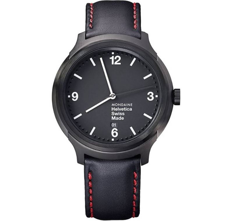 MONDAINE Luxusuhr Mod. HELVETICA No. 1 BOLD NY Edt. von MONDAINE