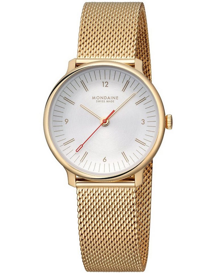 MONDAINE Quarzuhr Mondaine MLE.33111.SM Damenuhr Doppio 33mm 5ATM Mondaine MLE.33111.SM Damenuhr Doppio 33mm 5ATM von MONDAINE