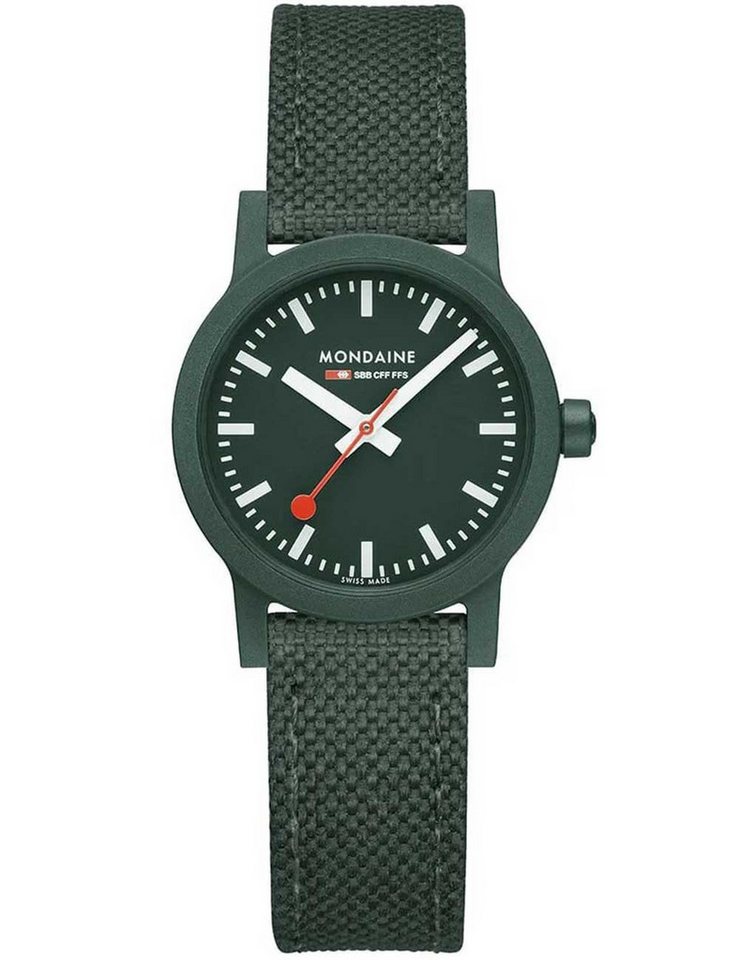 MONDAINE Quarzuhr Mondaine MS1.32160.LF Damenuhr Essence Grün 32mm 3ATM Mondaine MS1.32160.LF Damenuhr Essence Grün 32mm 3ATM von MONDAINE