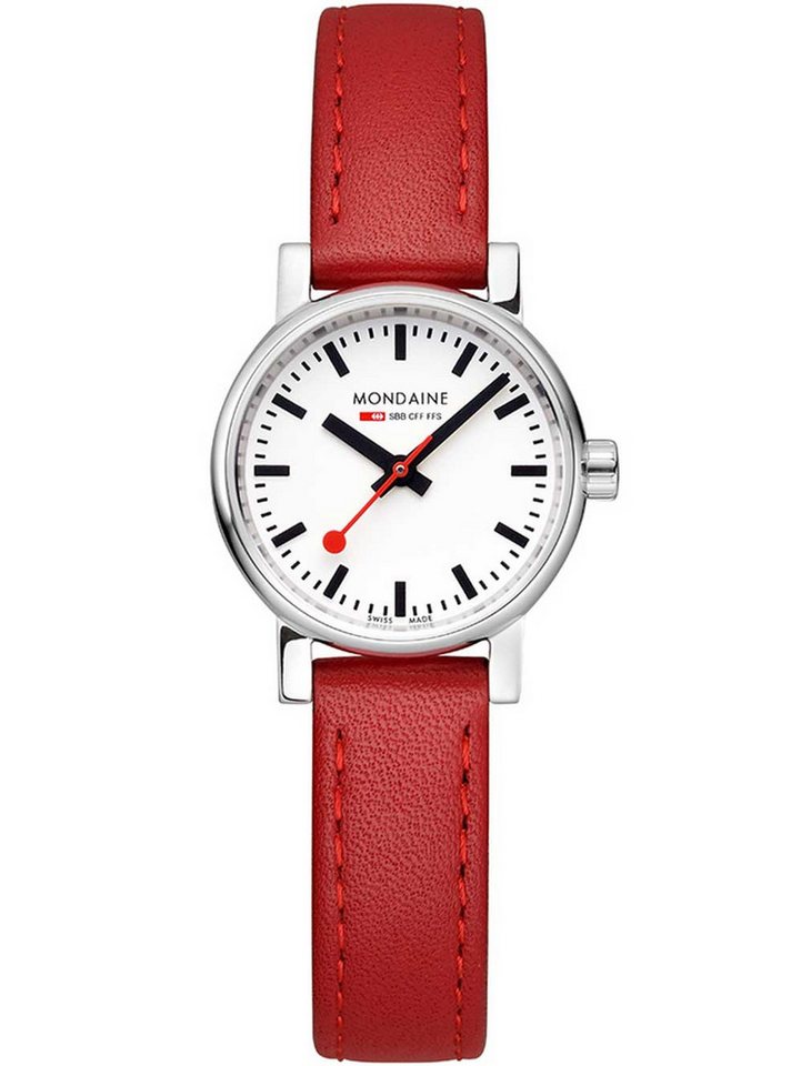 MONDAINE Quarzuhr Mondaine MSE.26110.LCV Damenuhr evo2 SBB 26mm 3ATM Mondaine MSE.26110.LCV Damenuhr evo2 SBB 26mm 3ATM von MONDAINE