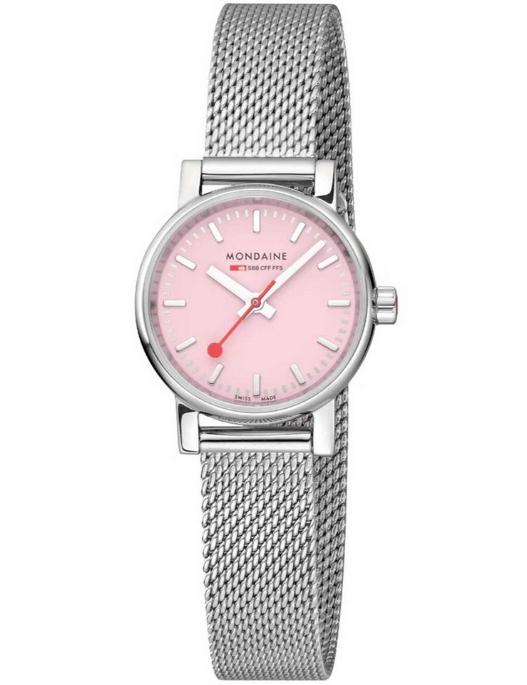 MONDAINE Quarzuhr Mondaine MSE.26130.SM Damenuhr evo2 SBB 26mm 3ATM Mondaine MSE.26130.SM Damenuhr evo2 SBB 26mm 3ATM von MONDAINE