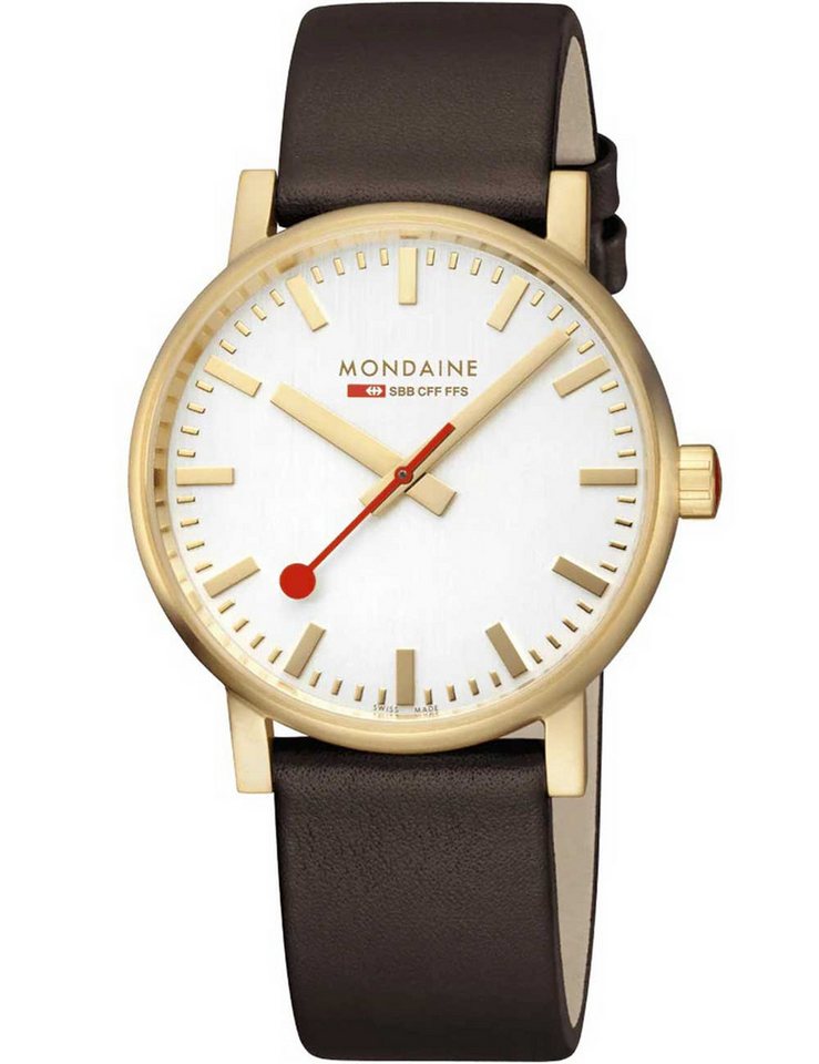 MONDAINE Quarzuhr Mondaine MSE.40112.LGV Herrenuhr evo2 SBB 40mm 3ATM Mondaine MSE.40112.LGV Herrenuhr evo2 SBB 40mm 3ATM von MONDAINE