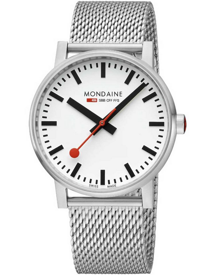 MONDAINE Quarzuhr Mondaine MSE.43110.SJ Herrenuhr evo2 SBB 43mm 3ATM Mondaine MSE.43110.SJ Herrenuhr evo2 SBB 43mm 3ATM von MONDAINE