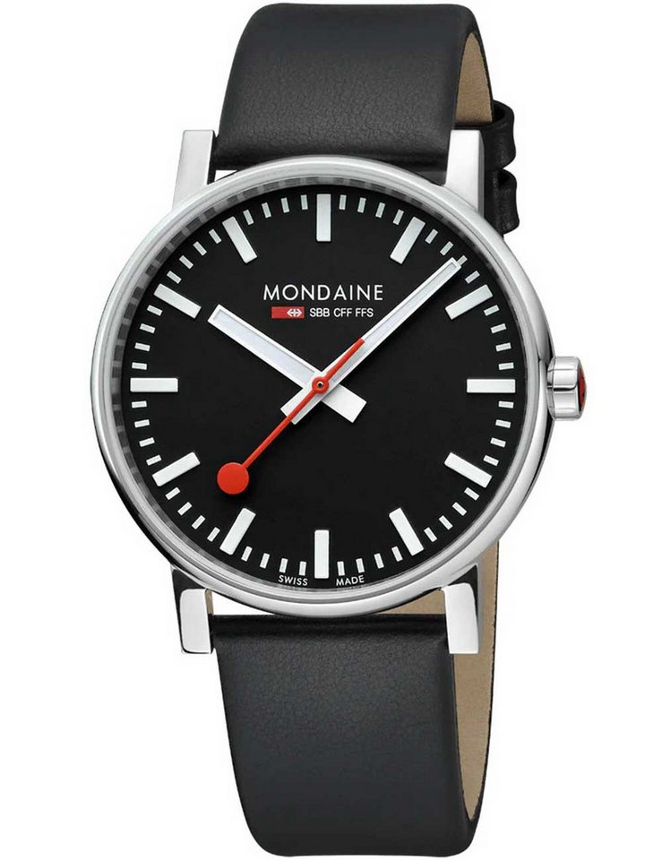 MONDAINE Quarzuhr Mondaine MSE.43120.LB Herrenuhr evo2 SBB 43mm 3ATM Mondaine MSE.43120.LB Herrenuhr evo2 SBB 43mm 3ATM von MONDAINE