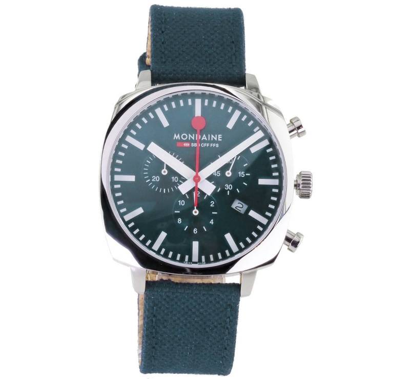 MONDAINE Schweizer Uhr Herren Armbanduhr Chronograph MSL.41460.LF.Set Saphirglas 41 mm Ø von MONDAINE