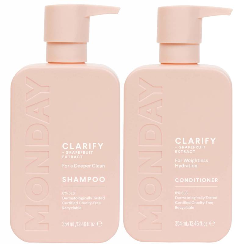 MONDAY Haircare Clarify Shampoo and Conditioner Duo 354ml MONDAY Haircare Clarify Shampoo and Conditioner Duo 354ml von MONDAY Haircare