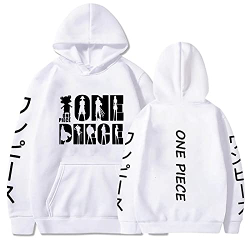 Luffy Anime One Piece Hoodie Kapuzenpullover Sweatshirt für Herren und Damen von MONJI