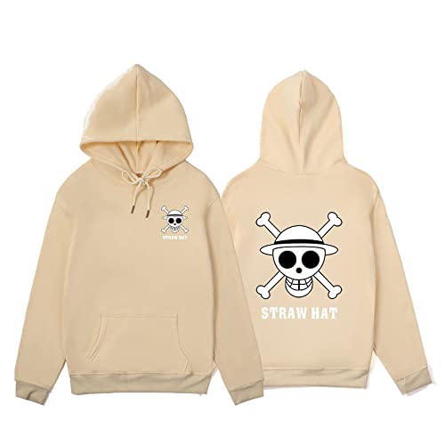 Luffy Anime One Piece Hoodie Kapuzenpullover Sweatshirt für Herren und Damen von MONJI