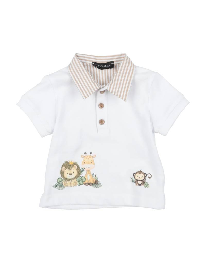 MONNALISA Poloshirt Kinder Weiß von MONNALISA