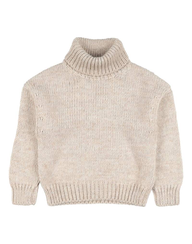 MONNALISA Rollkragenpullover Kinder Beige von MONNALISA