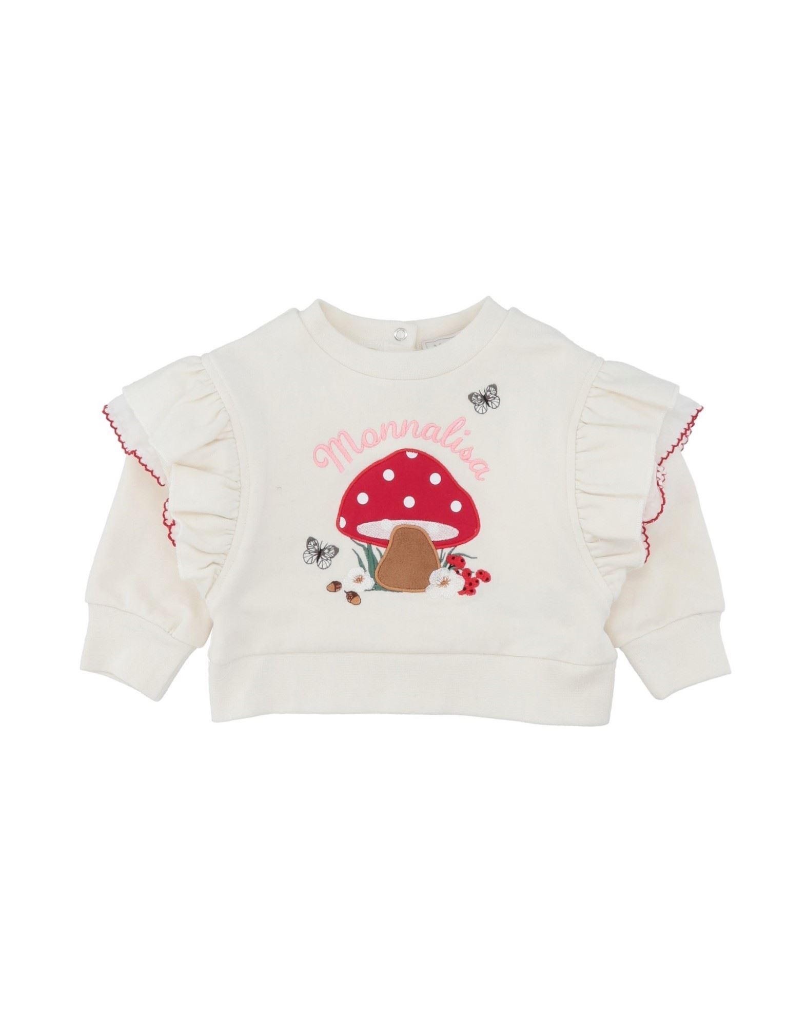 MONNALISA Sweatshirt Kinder Elfenbein MONNALISA Sweatshirt Kinder Elfenbein von MONNALISA