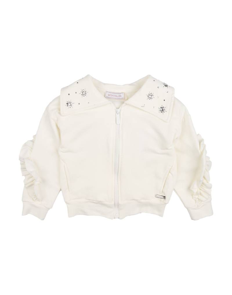 MONNALISA Sweatshirt Kinder Off white von MONNALISA