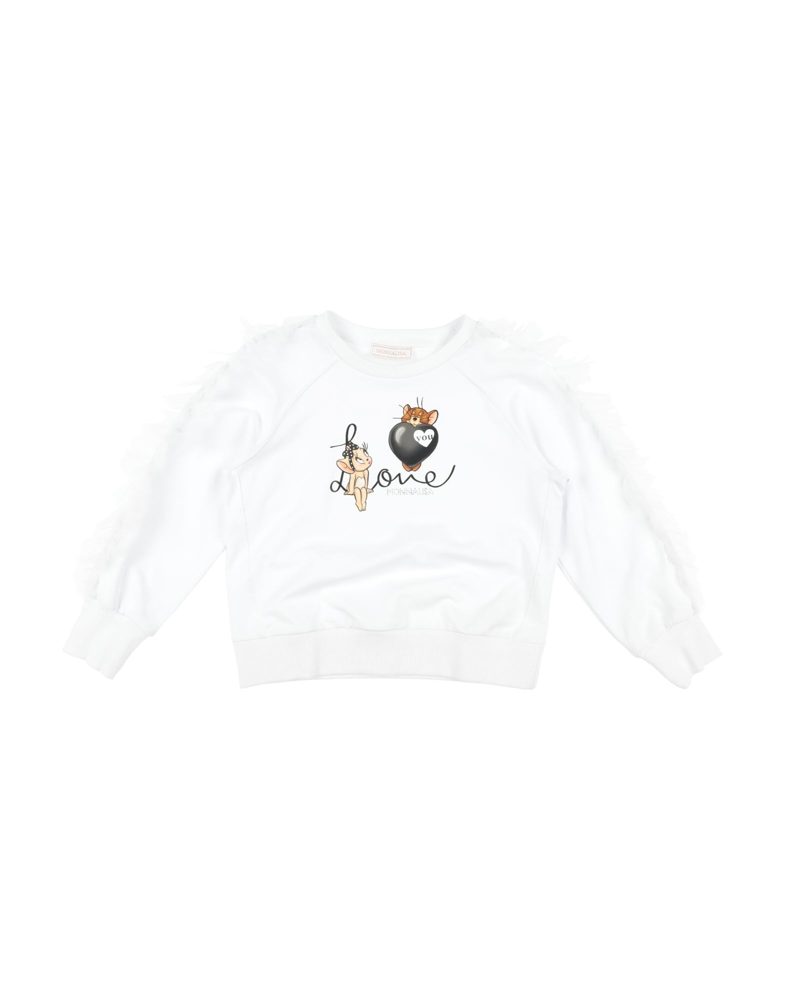 MONNALISA Sweatshirt Kinder Weiß von MONNALISA