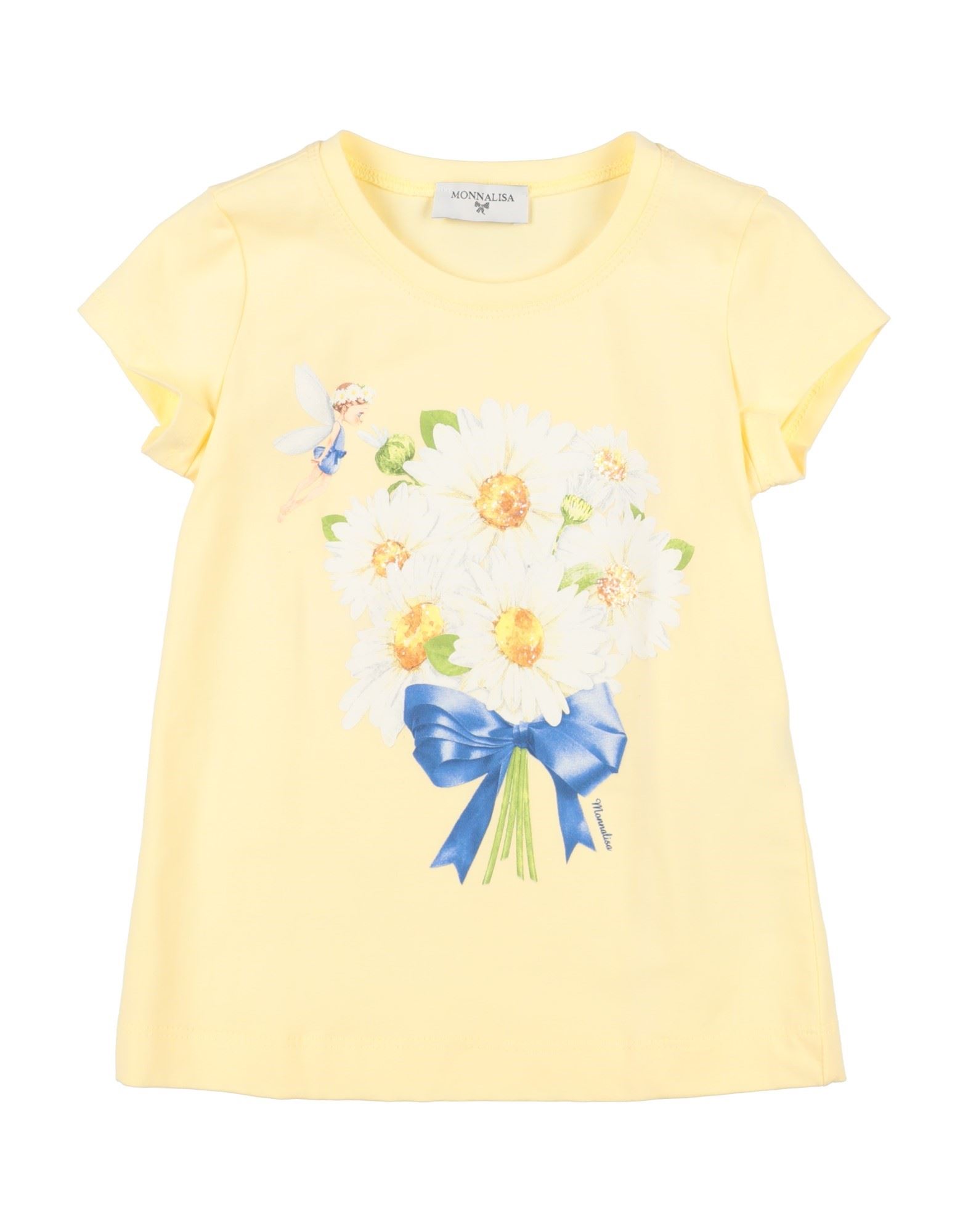 MONNALISA T-shirts Kinder Pastellgelb MONNALISA T-shirts Kinder Pastellgelb von MONNALISA