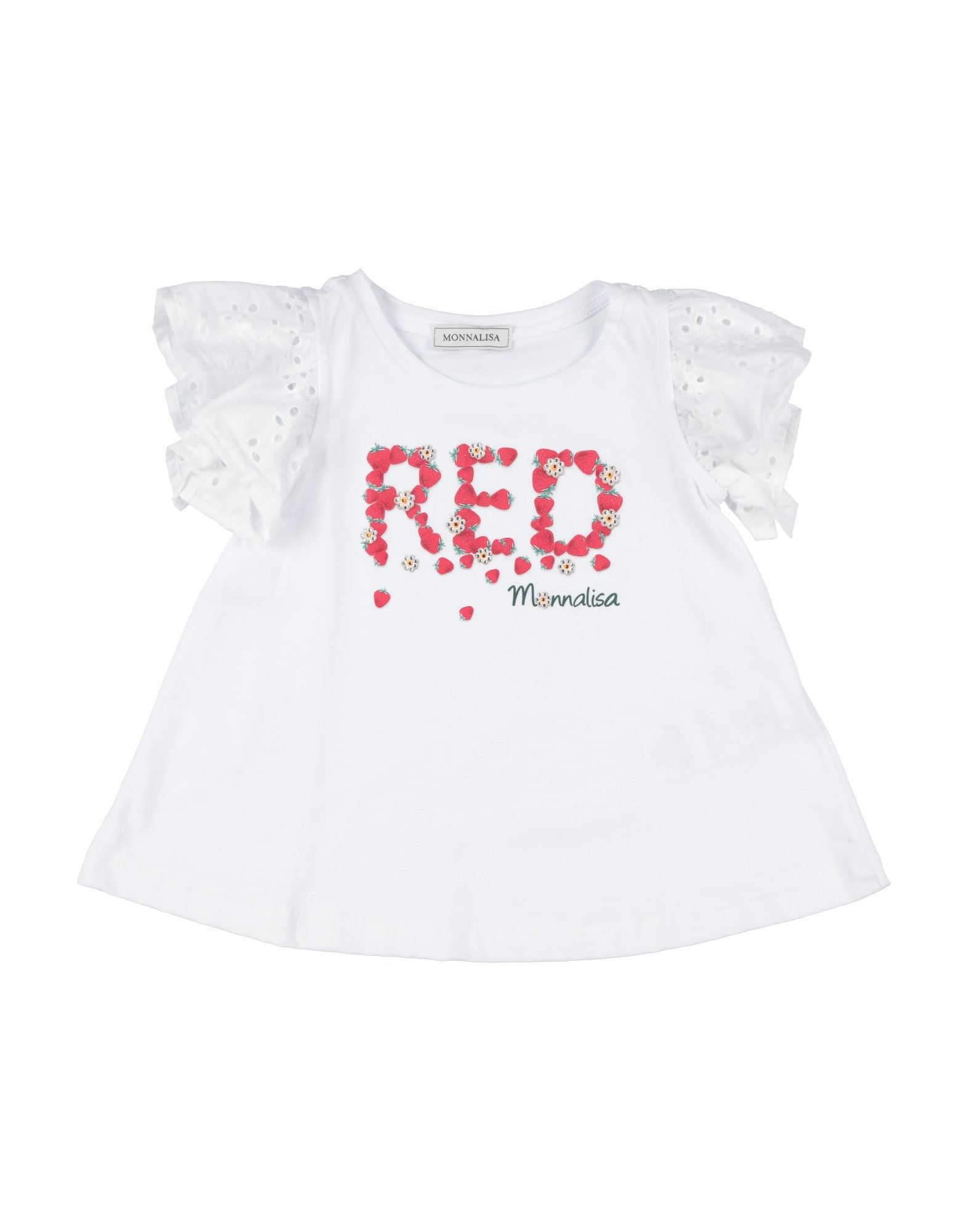 MONNALISA T-shirts Kinder Weiß MONNALISA T-shirts Kinder Weiß von MONNALISA