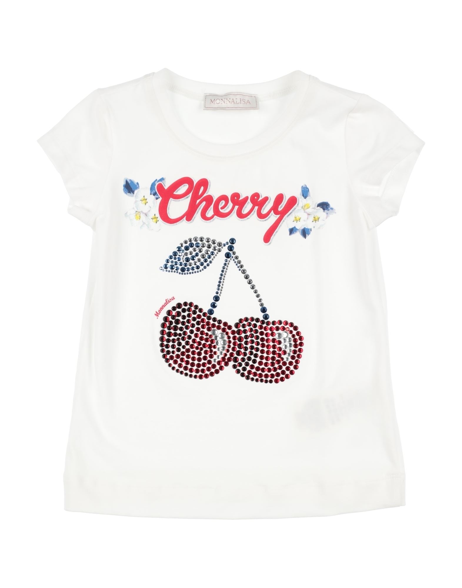 MONNALISA T-shirts Kinder Weiß MONNALISA T-shirts Kinder Weiß von MONNALISA