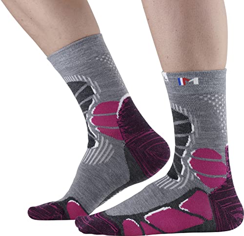 MONNET Damen MID EXTRA Light Socken, Rose, 3940 von MONNET